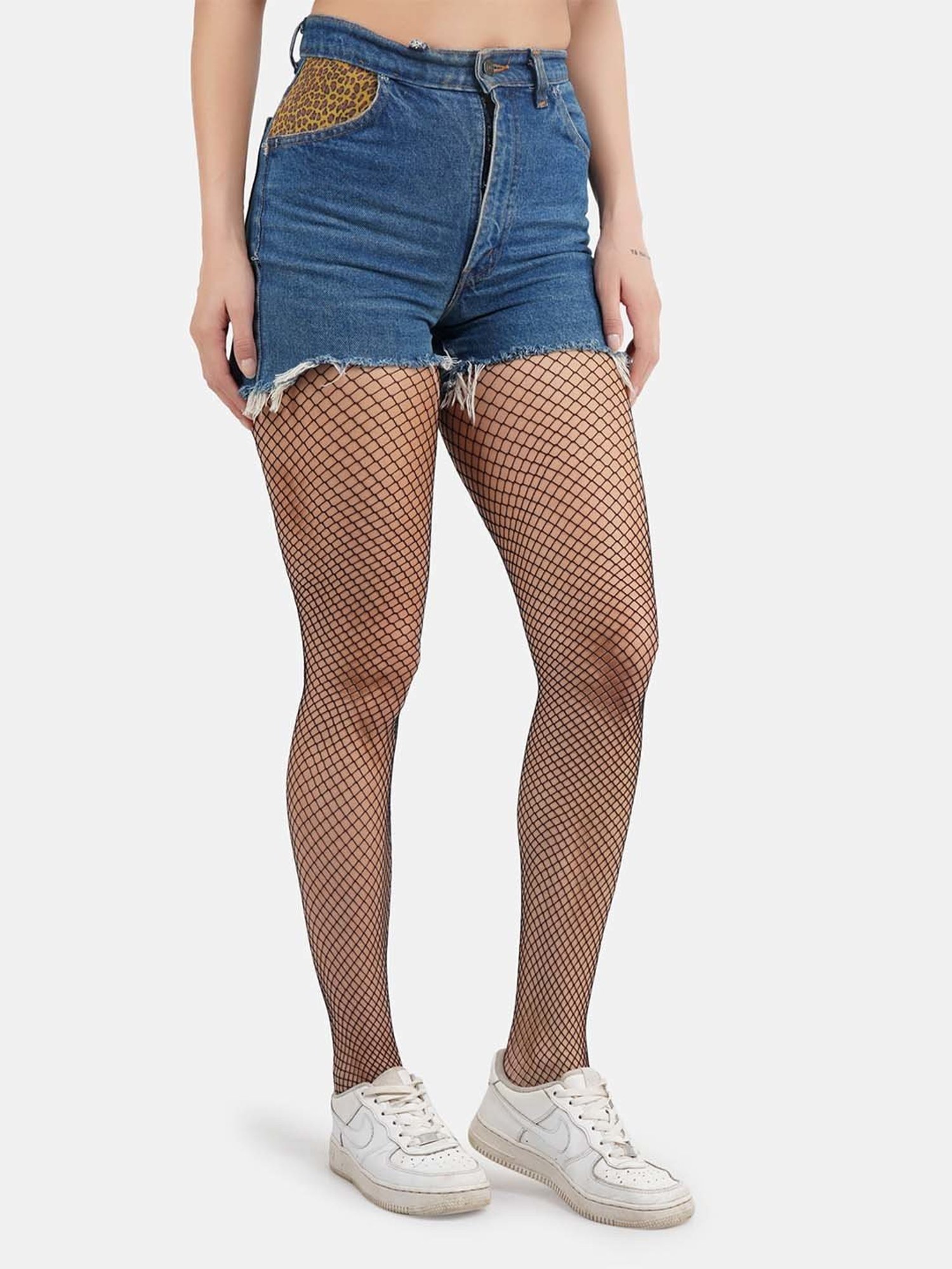 Secrets By ZeroKaata Black Plain Pantyhose Stockings - Pack Of 2