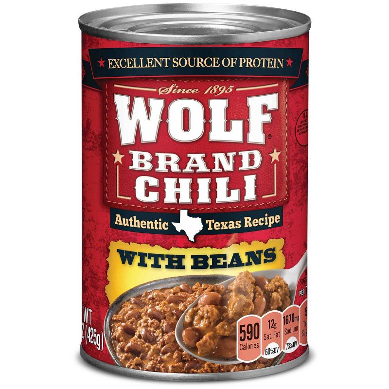 Wolf Brand Chili with Beans 15oz