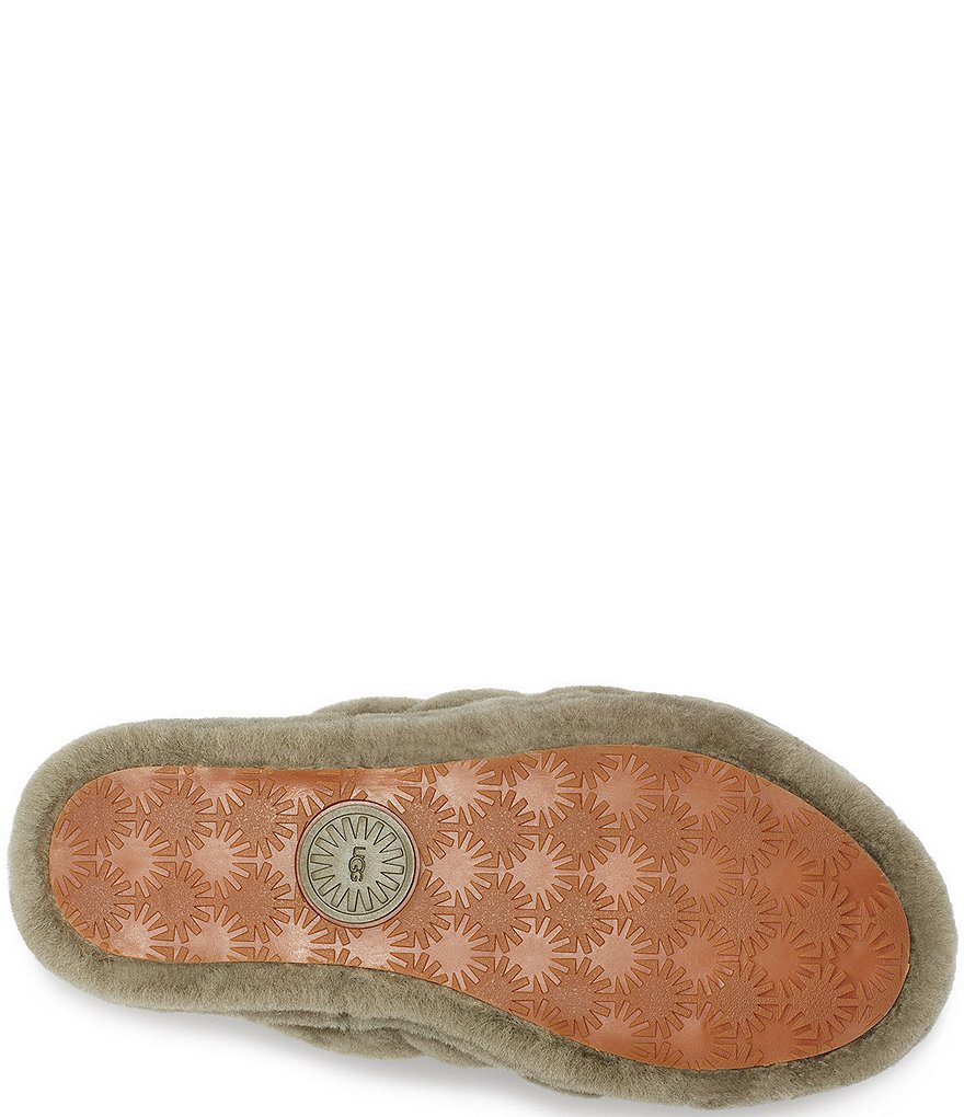 UGG&reg; Logo Fluff Yeah Fur Slides