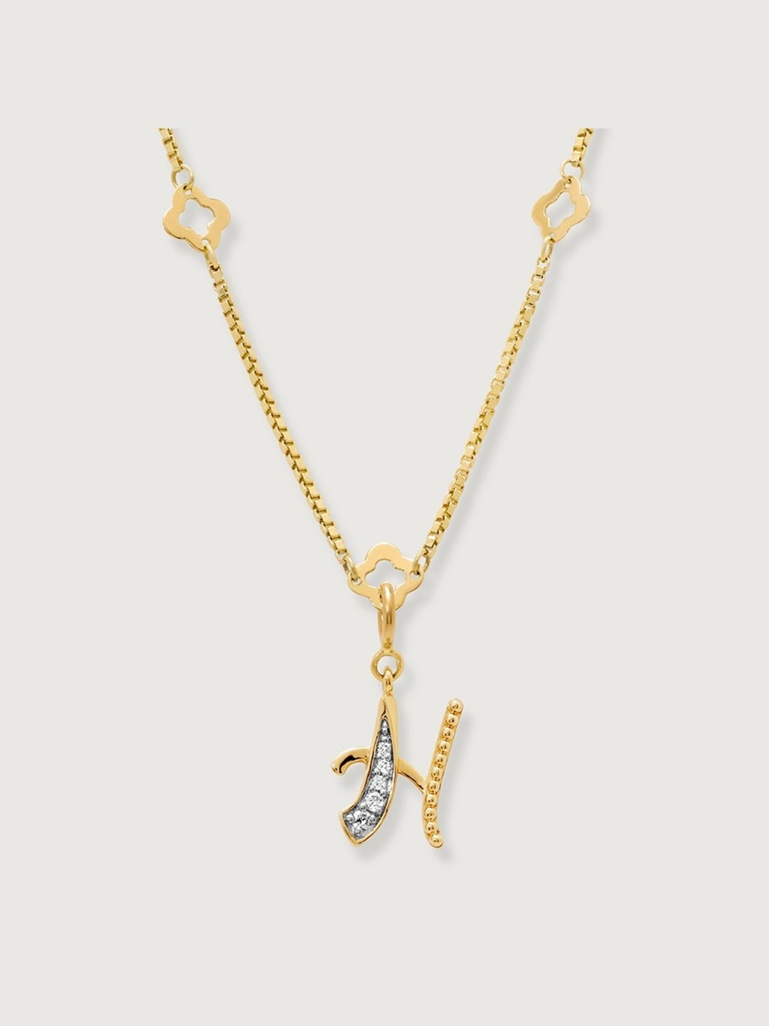 Mia Sutra DIY with Alphabet Charms- H