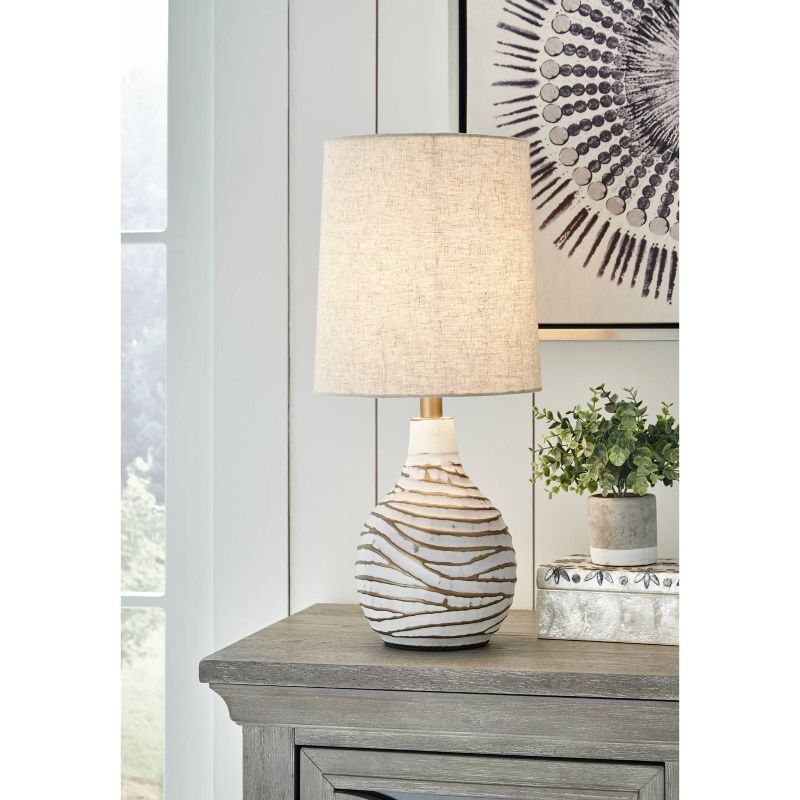 Aleela Table Lamp White/Gold - Signature Design by Ashley
