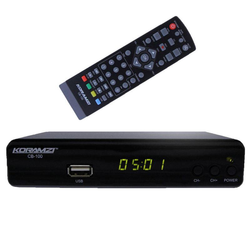 KORAMZI CB-100 HDTV Digital TV Converter Box ATSC