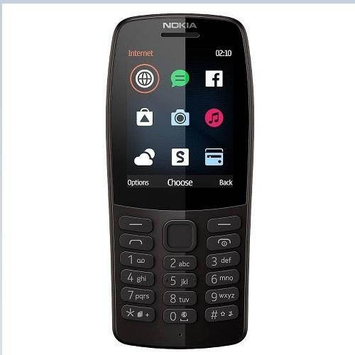 Nokia 210 Dual-SIM 16MB (GSM Only | No CDMA) Factory Unlocked 2 GSM Cell-Phone (Black) - International Version