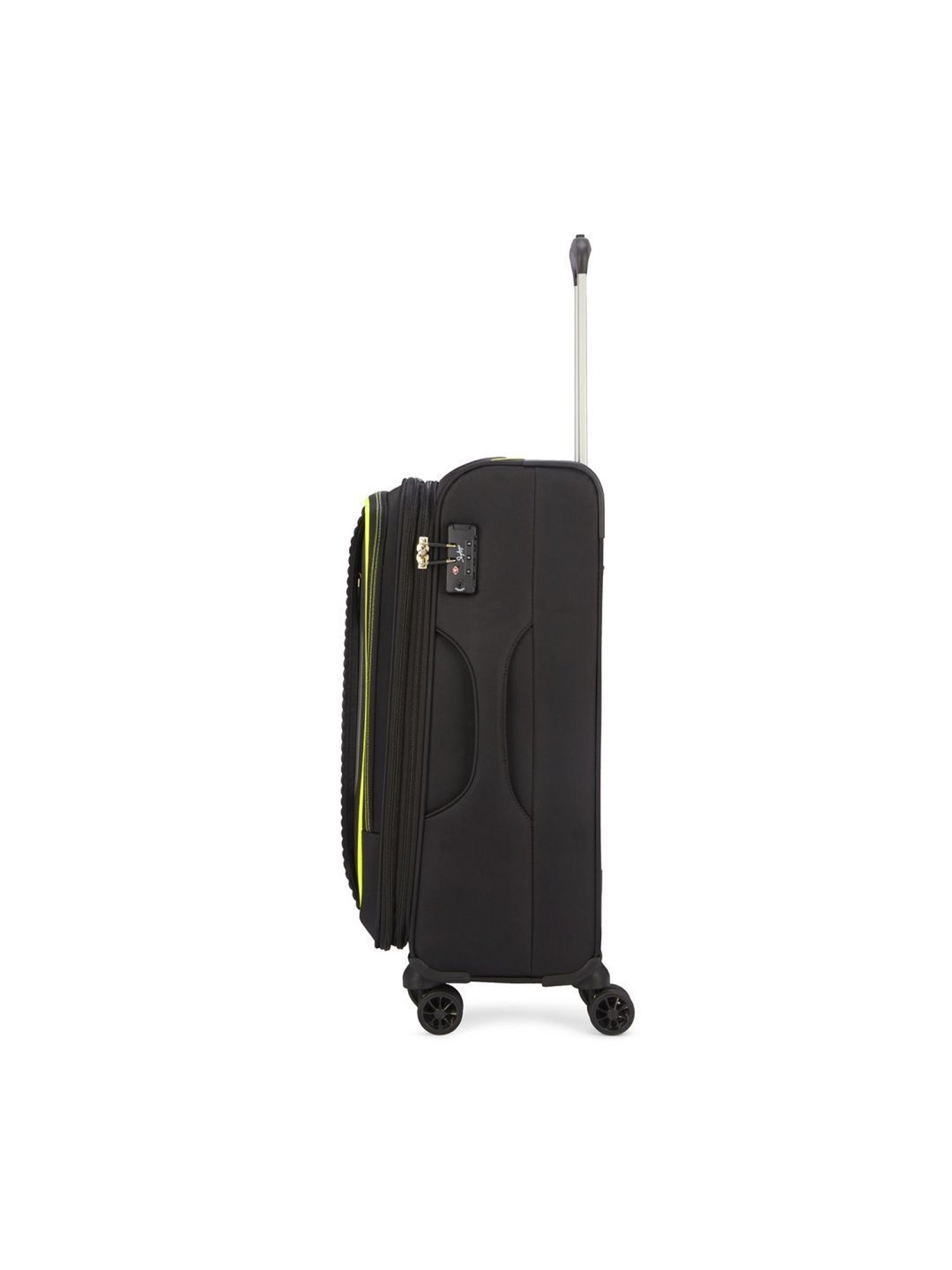 Skybags Chrysal Black Textured Trolley Bag Pack of 3 - 55 cm, 66 cm & 77 cm