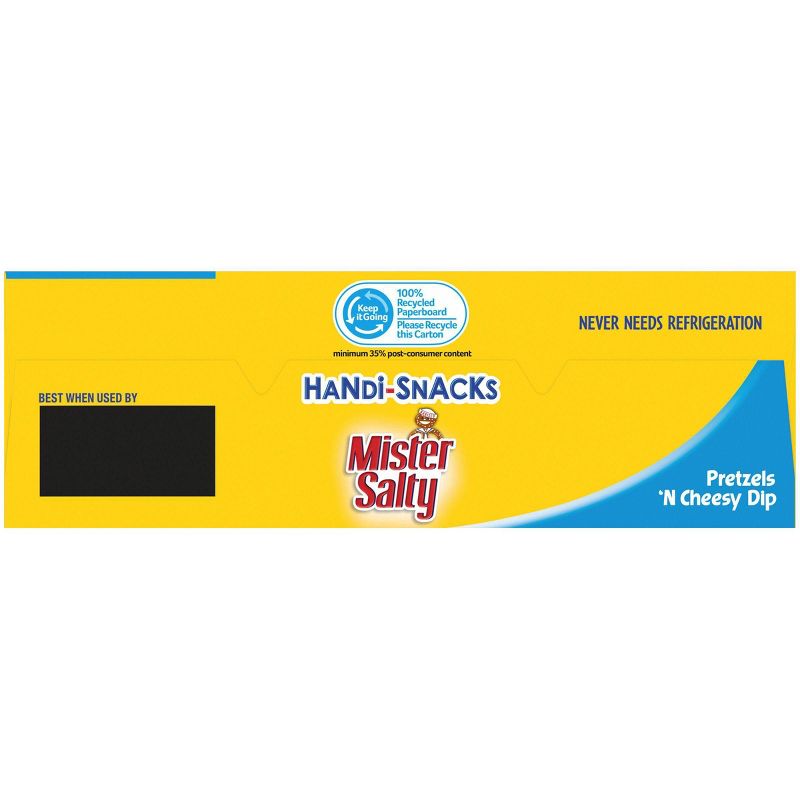 Handi-Snacks Mister Salty Pretzels 'N Cheese Dip - 6ct/0.92oz
