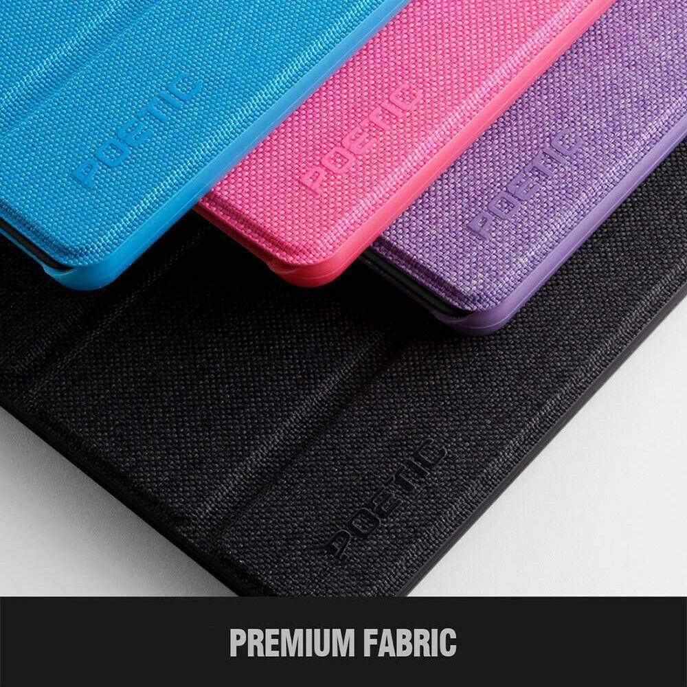 For Fire 7 (2019) Tablet Soft Leather Smart Cover Case w/Auto Sleep/Wake Blue