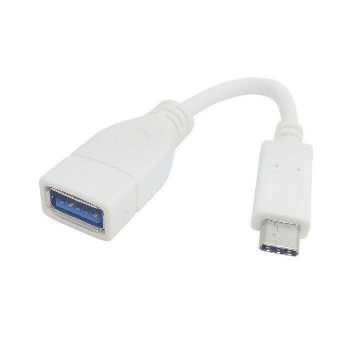 2pcs USB-C USB3.0 3.1 Type C Male to A Female OTG Data Cable for Macbook
