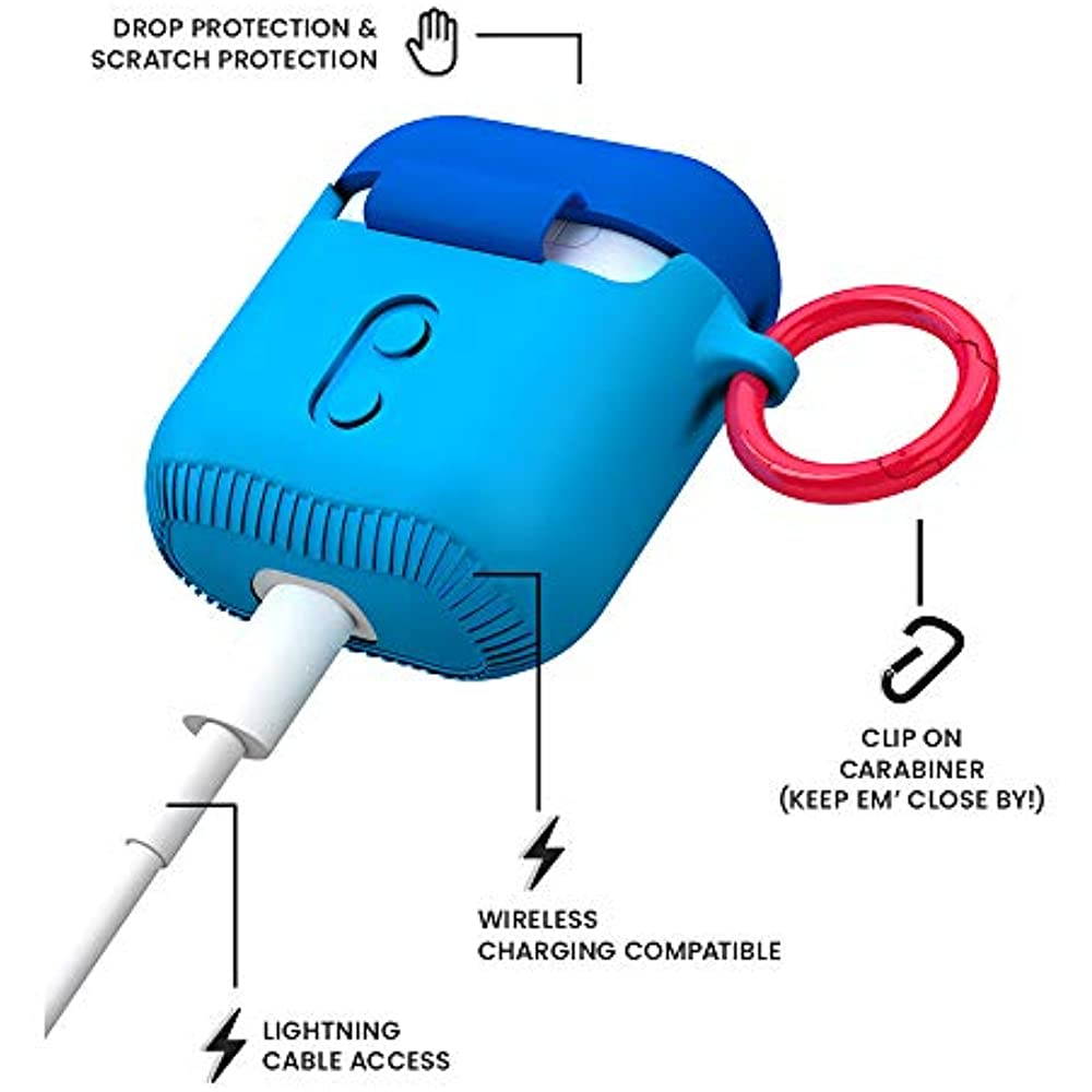 Case-Mate - Airpods Case - Creature Pods - Silicone - Compatible with Apple Airpods Series 1 & 2 - Tricky