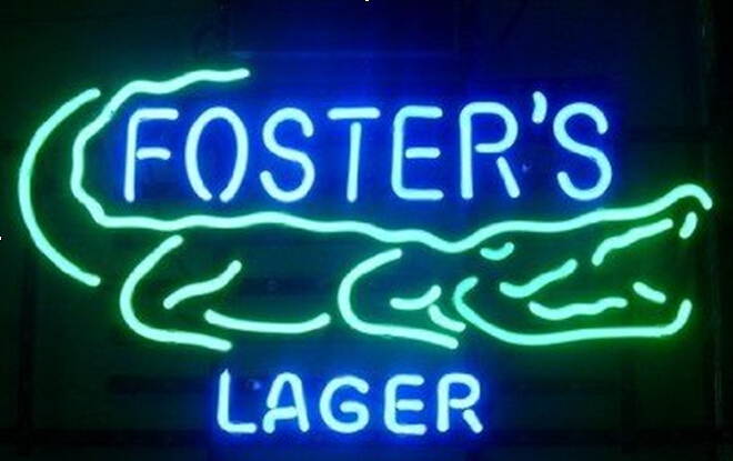 Fashion Handcraft Foster's Lager Real Glass Beer Bar Pub Display Neon Light Sign 17x13!!!