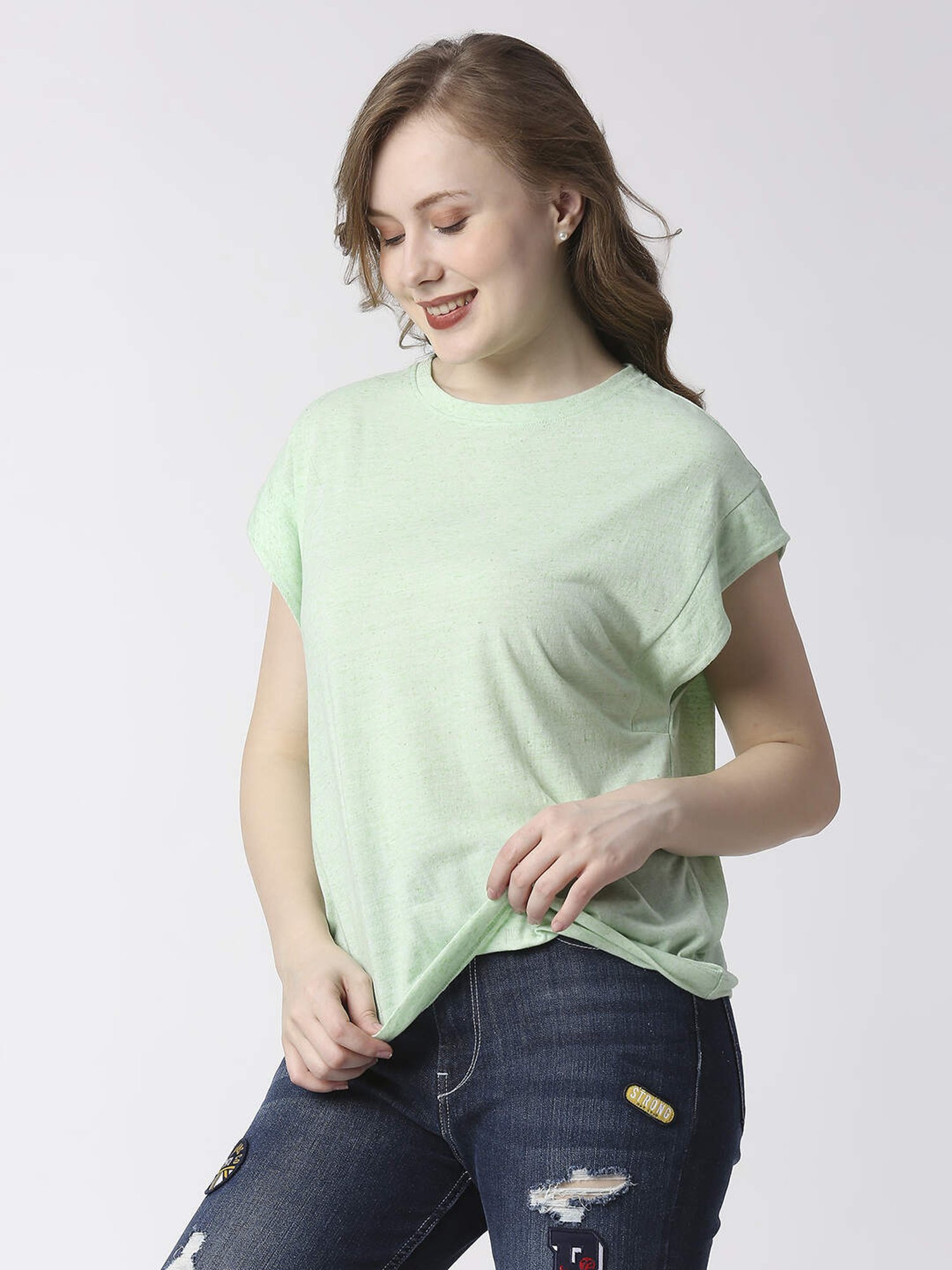 Pepe Jeans Green Regular Fit T-Shirt