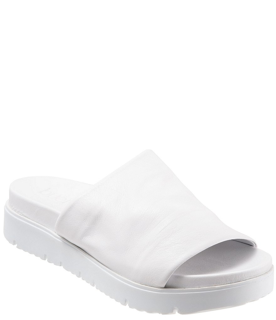 Bueno Splash Classic Leather Slide Platform Sandals