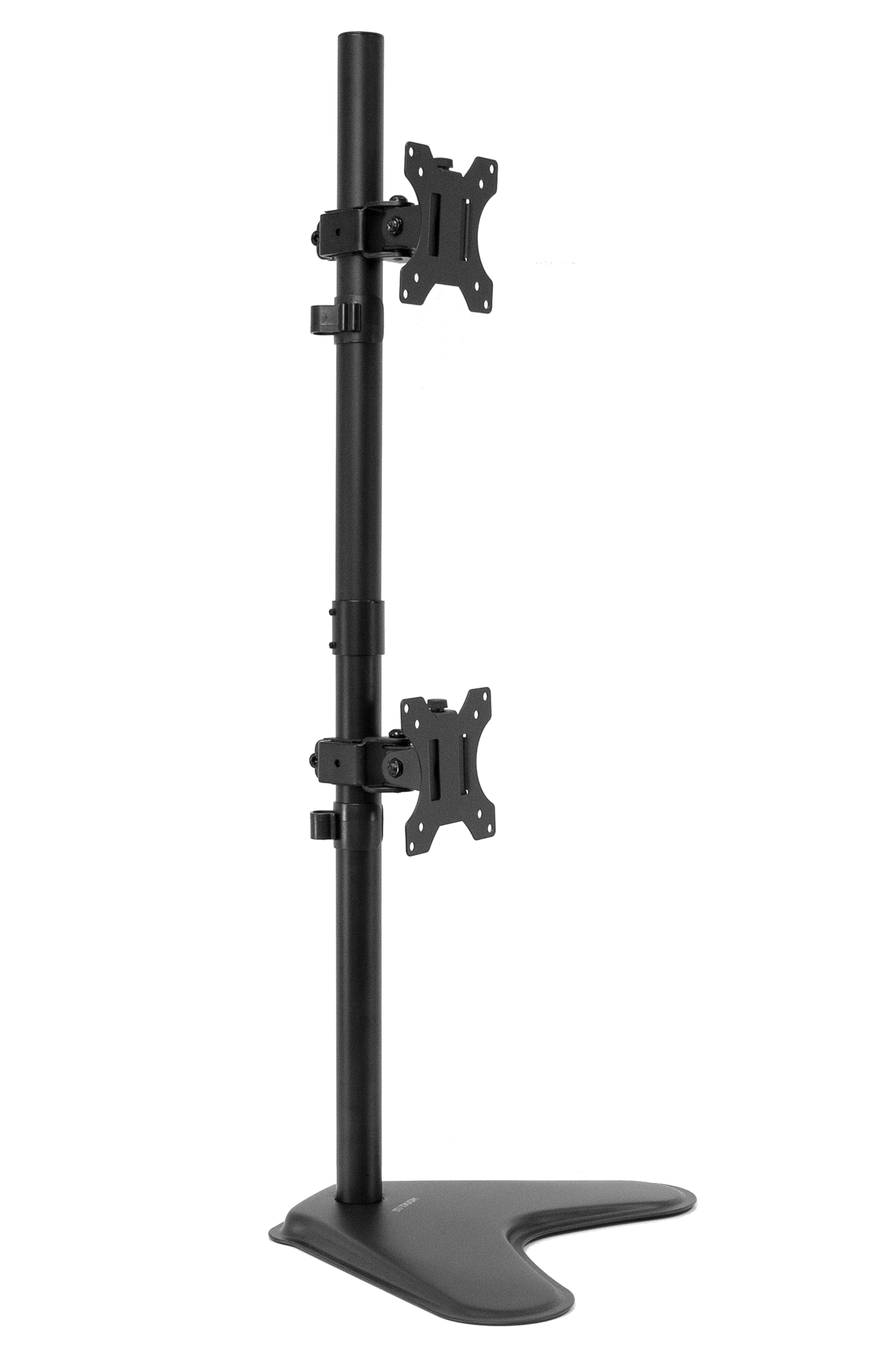 Mount-It! Dual Monitor Desk Stand | Fits Screens from 17" to 32" | Free Standing Vertical Mount