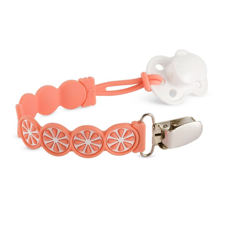 BooginHead PaciGrip Silicone Citrus - Orange