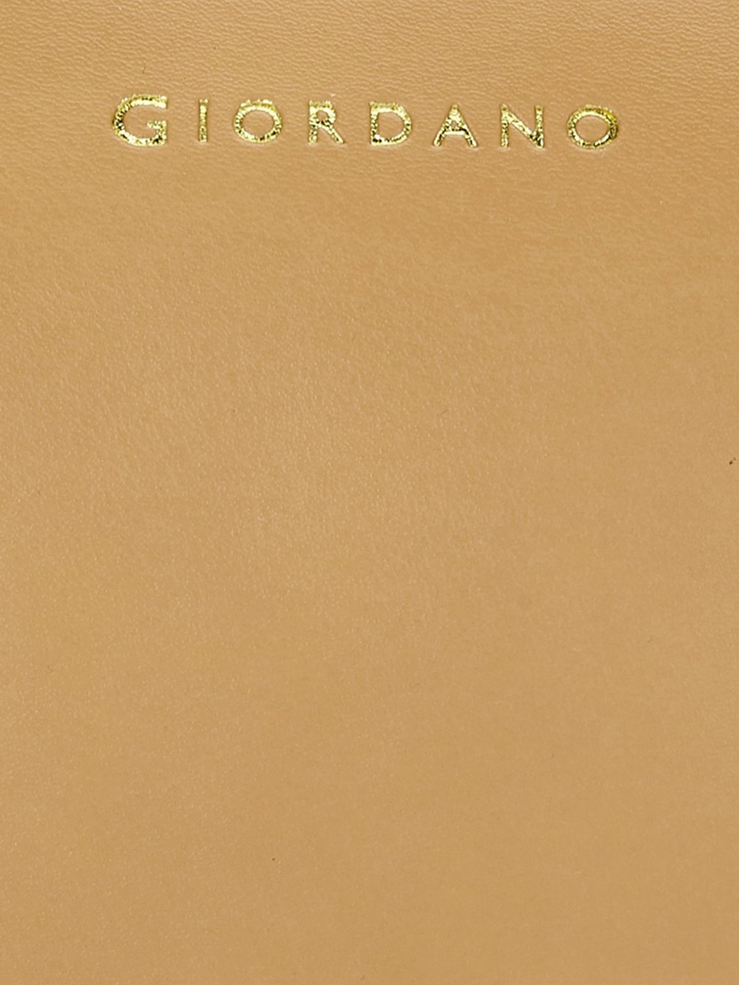 Giordano Tan Solid Sling Handbag