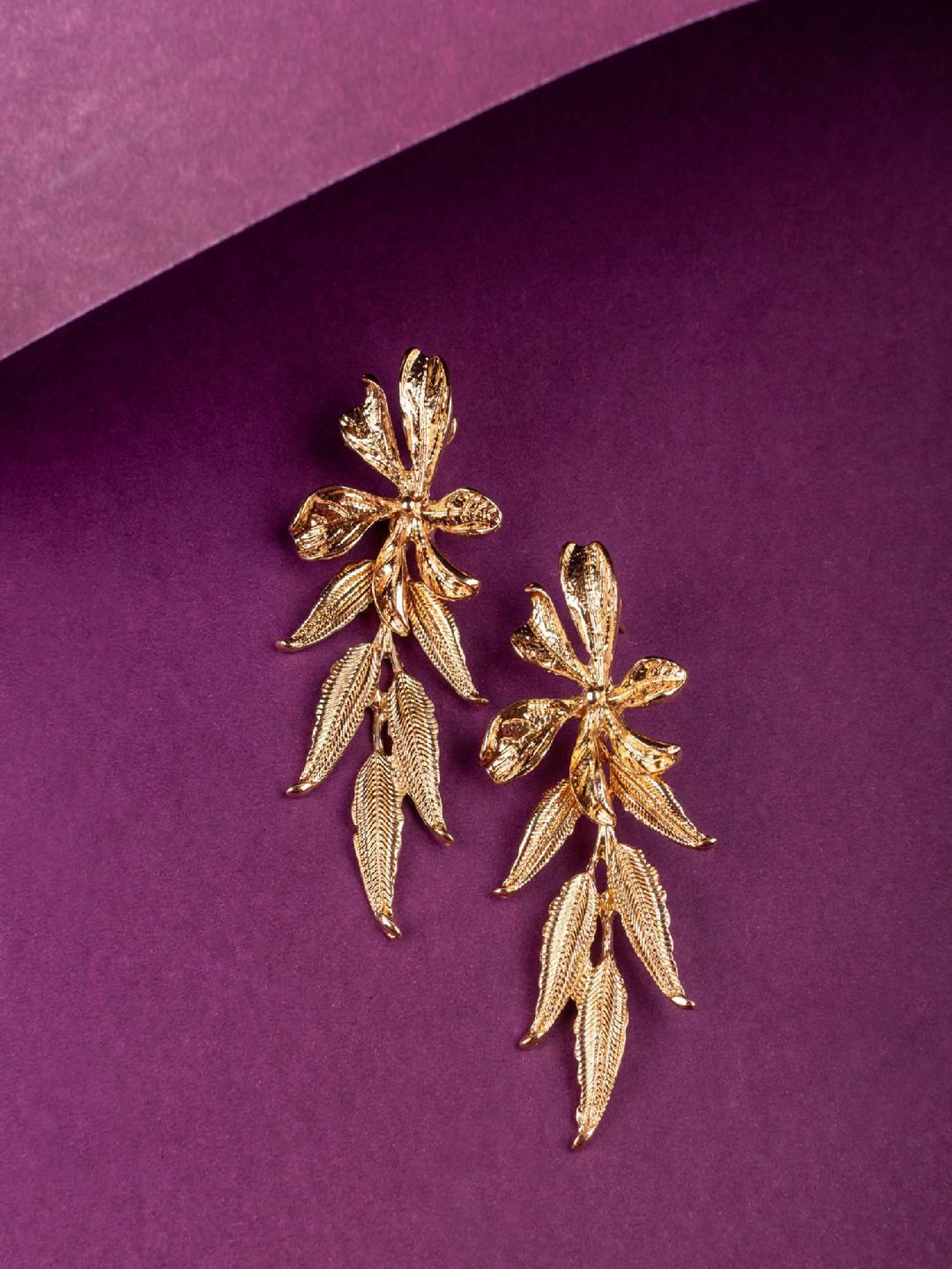 Jewelz Western Style Flower Shaped Earrings for Girls & Women