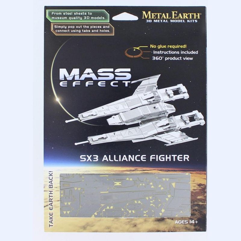 Dark Horse Comics Mass Effect 3D Laser-Cut Model SX3 Alliance Fighter