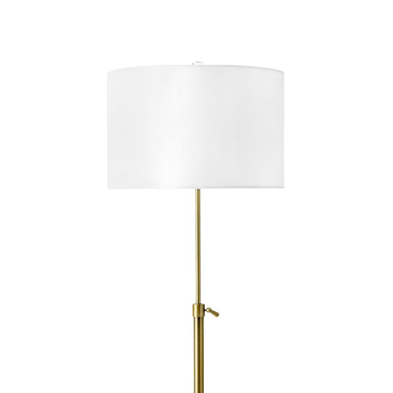 nuLOOM Dexter 60" Metal Floor Lamp Lighting - Brass 60" H x 16" W x 16" D