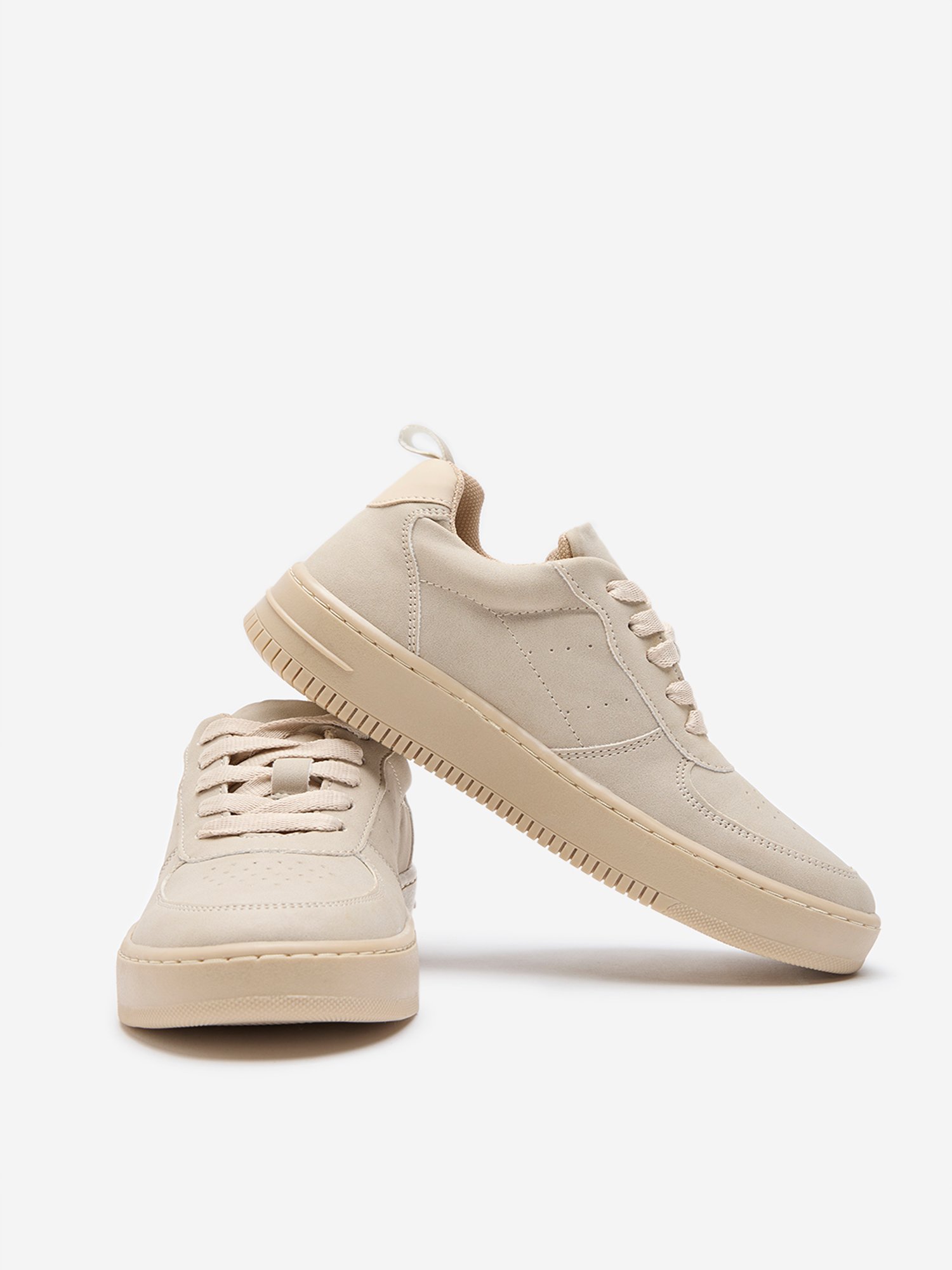 Fame Forever by Lifestyle Kids Beige & White Velcro Shoes