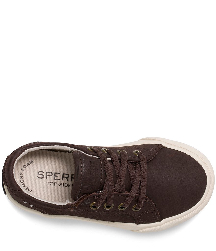 Sperry Boys' Striper II Junior Leather Sneakers (Infant)