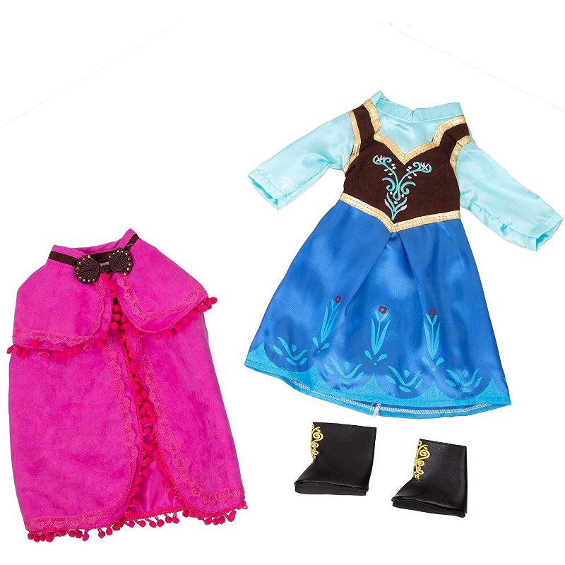 Dress Along Dolly Anna Frozen Inspired Outfit for American Girl Doll