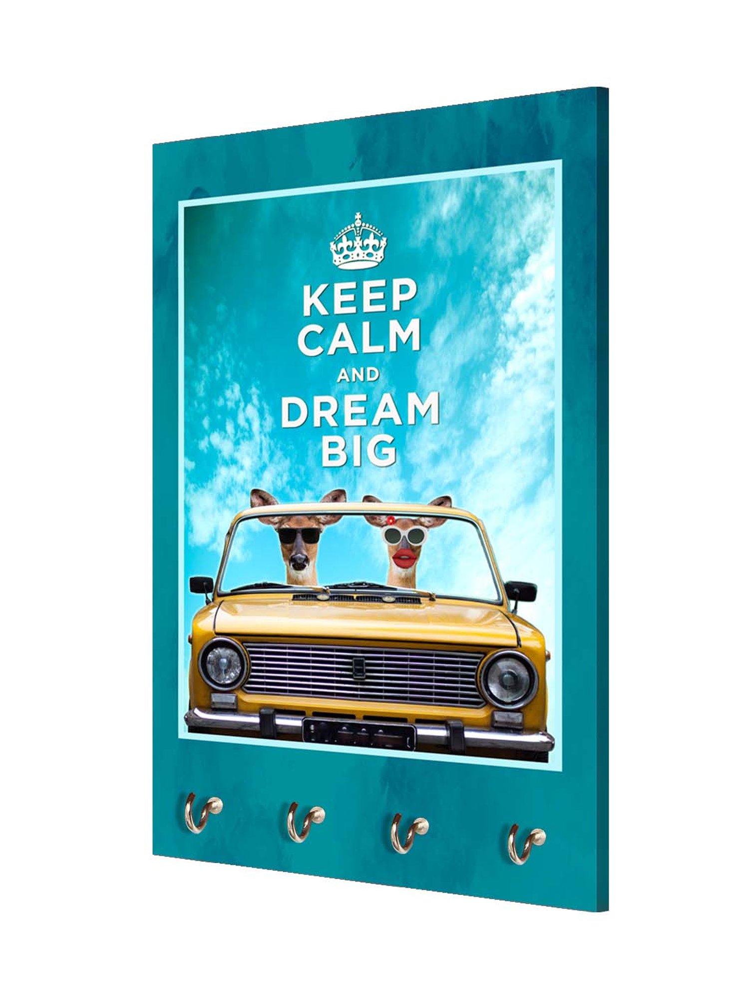 Art Street Black Mdf Jharokha Jali Square Hanging Ornaments Wall Art - Set of 4