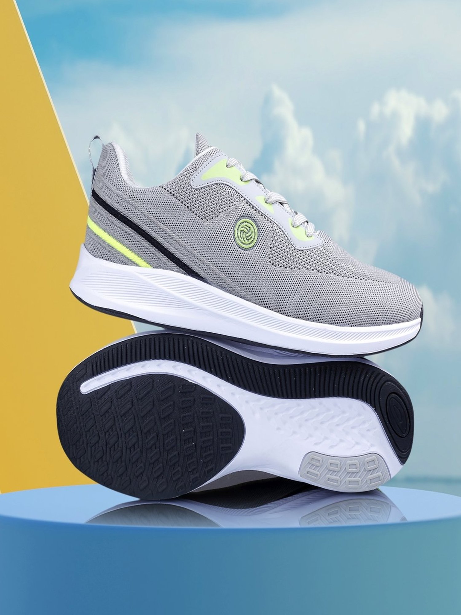 Bacca Bucci Men's PROJECT PLUS Grey Running Shoes