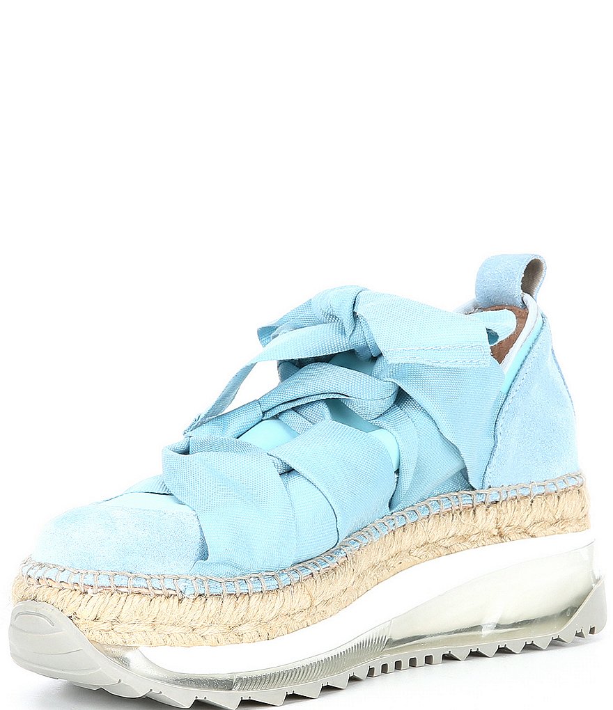 Free People Chapmin Suede Chunky Espadrille Sneakers