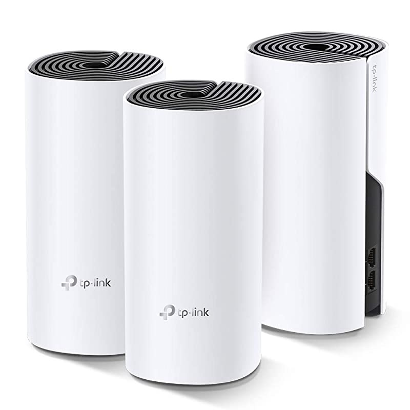 Deco Whole Home Mesh WiFi System Up to 5500 Sqft Coverage WiFi RouterExtender Replacement Gigabit Ports Seamless Roaming Parental Controls Works with AlexaDeco M4 3Pack