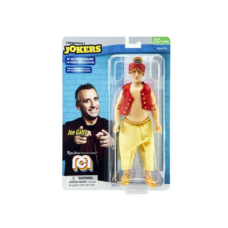 Marty Abrams Presents, 8" Mego Action Figure Impractical Jokers-Joe Gatto  (Limited Edition Collector's Item)  (SDCC Debut)