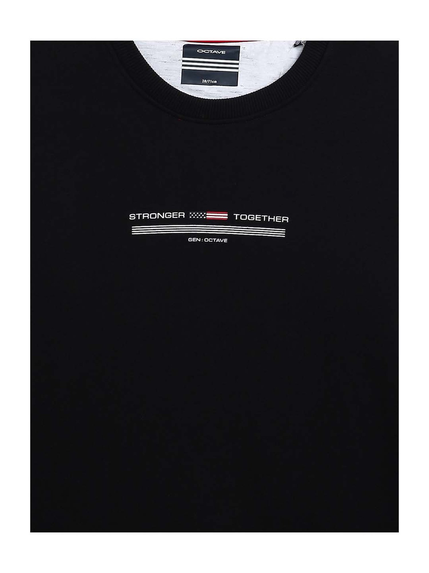 Octave Kids Navy Color Block Pattern Sweatshirt