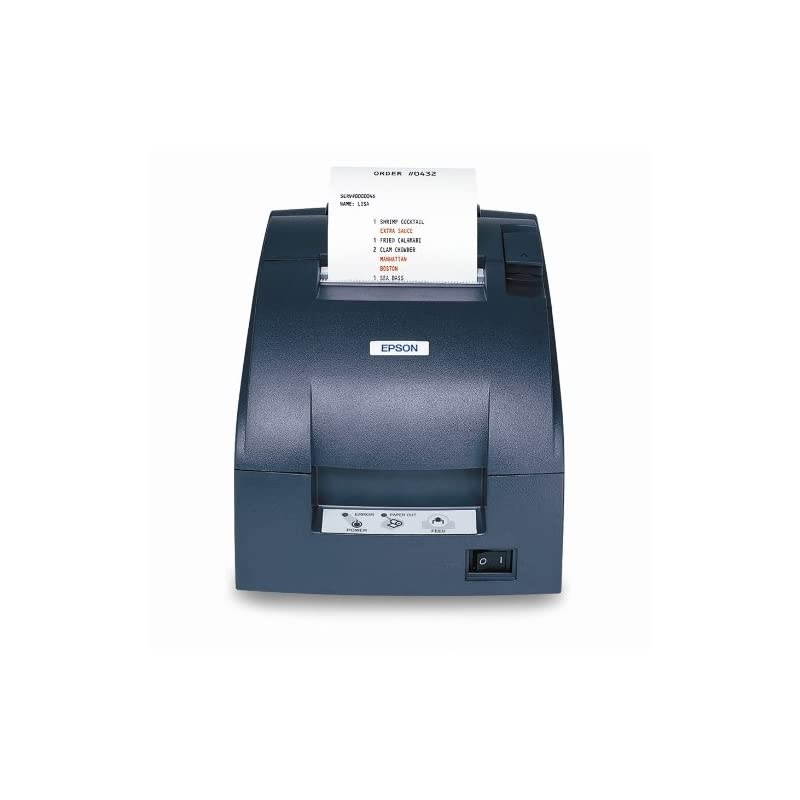 TM-U220B, DOT MATRIX RECEIPT PRINTER, SERIAL,  DARK GRAY, AUTOCUTTER