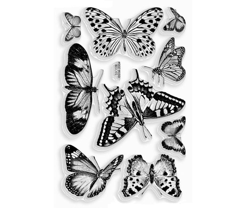 Stampendous Perfectly Clear Stamps -Butterflies