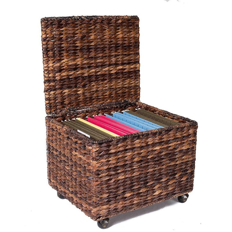 BirdRock Abaca Rolling File Cabinet