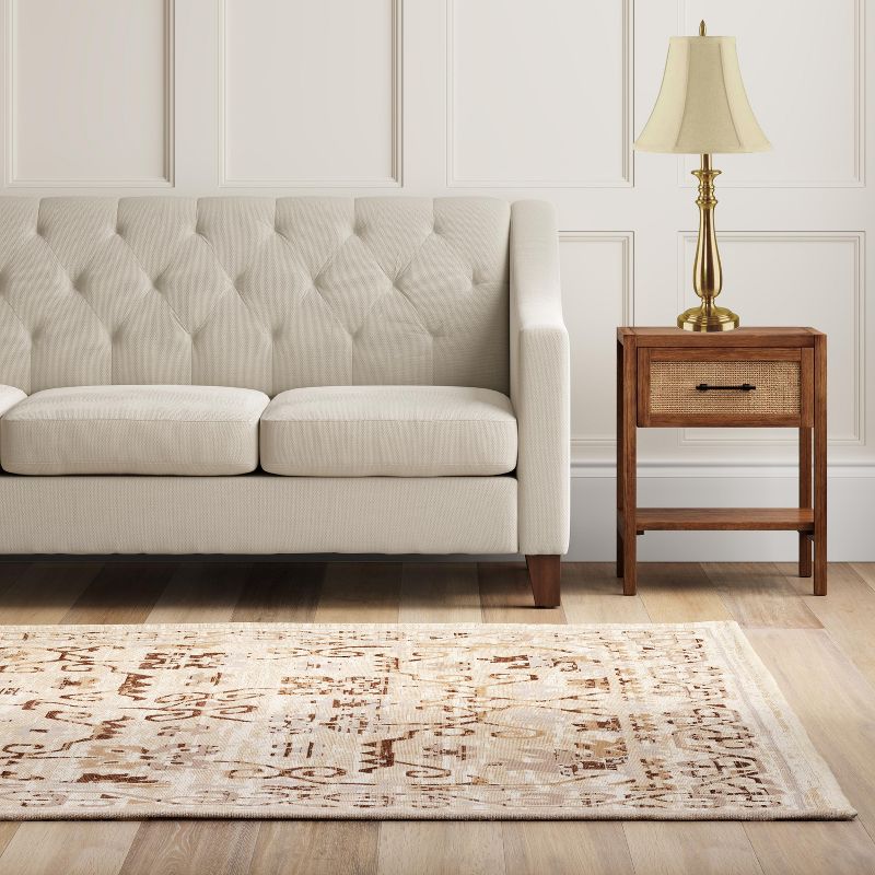 Metal Table lamp - Antique Brass (29")