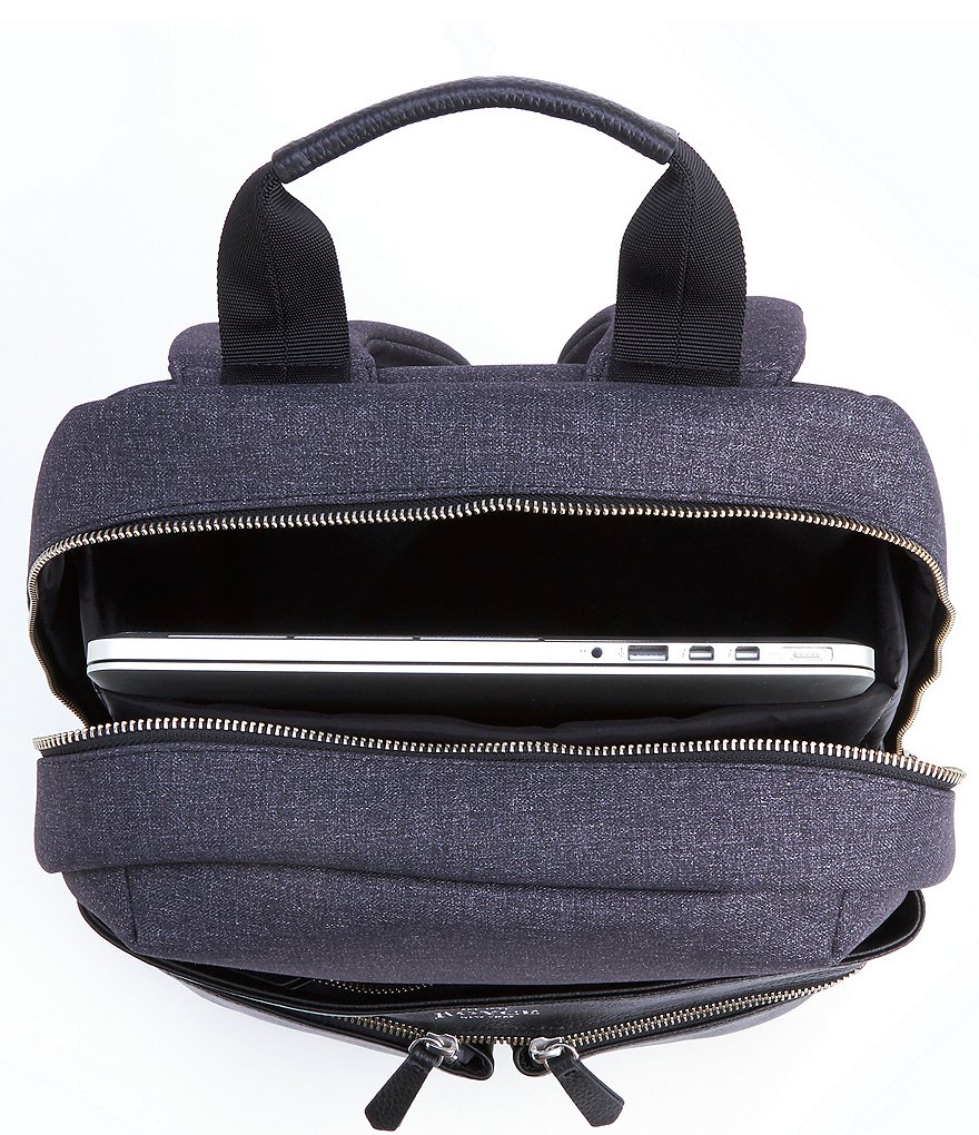 ROYCE New York Luxury 13#double; Leather Laptop Backpack