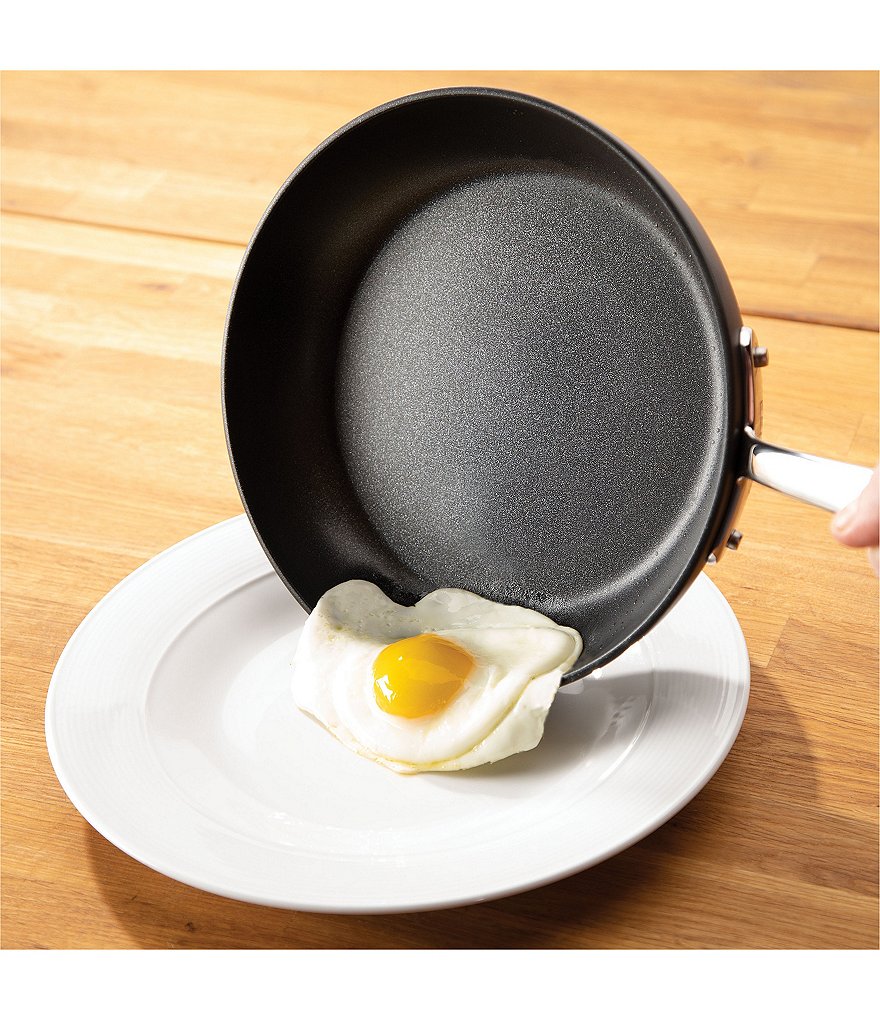 All-Clad Essentials Nonstick Cookware Set, 2-Piece Fry & Sauce Pan with lid Set, 10.5#double; & 4 qt