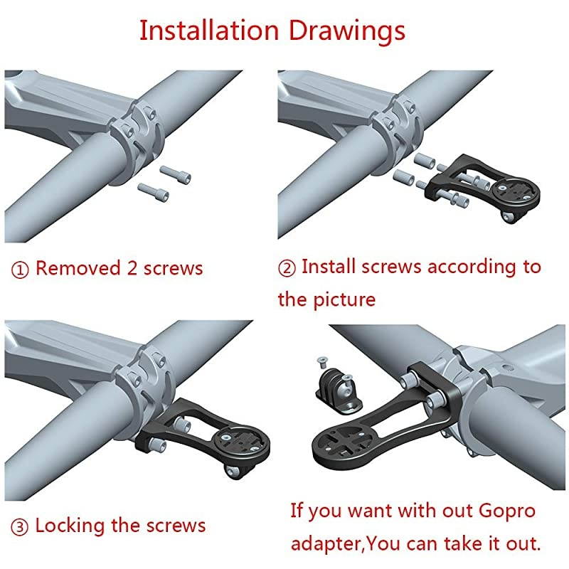 Garmin Edge Extended OutFront Mount Bike Handlebar Mount for NiteRider Adapter Sports Action CameraGarmin Edge 25 130 200 500 510 520 800 810 820 1000 1030