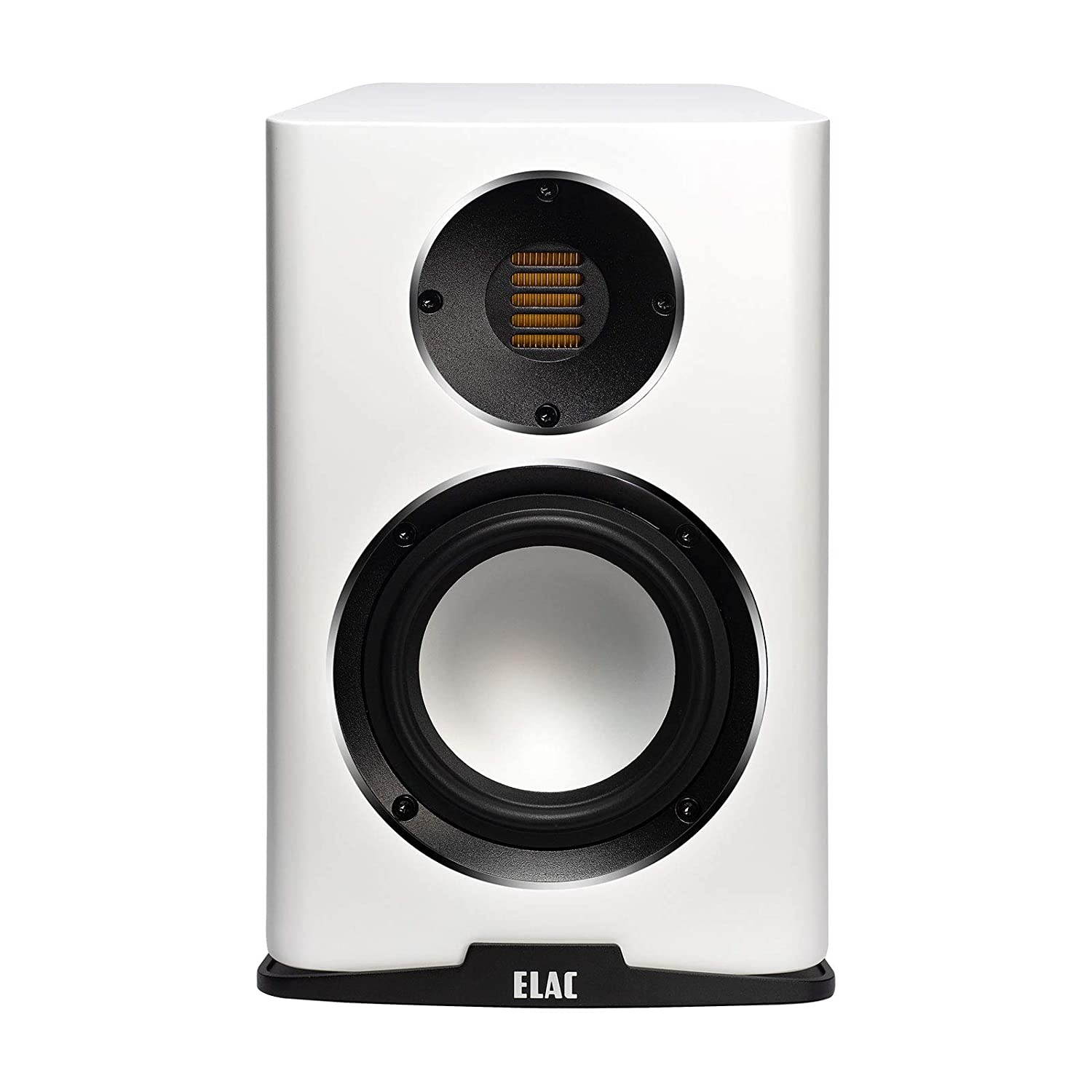 Elac BS243.4-SW Carina Premium Bookshelf Speakers - (Pair) Satin White