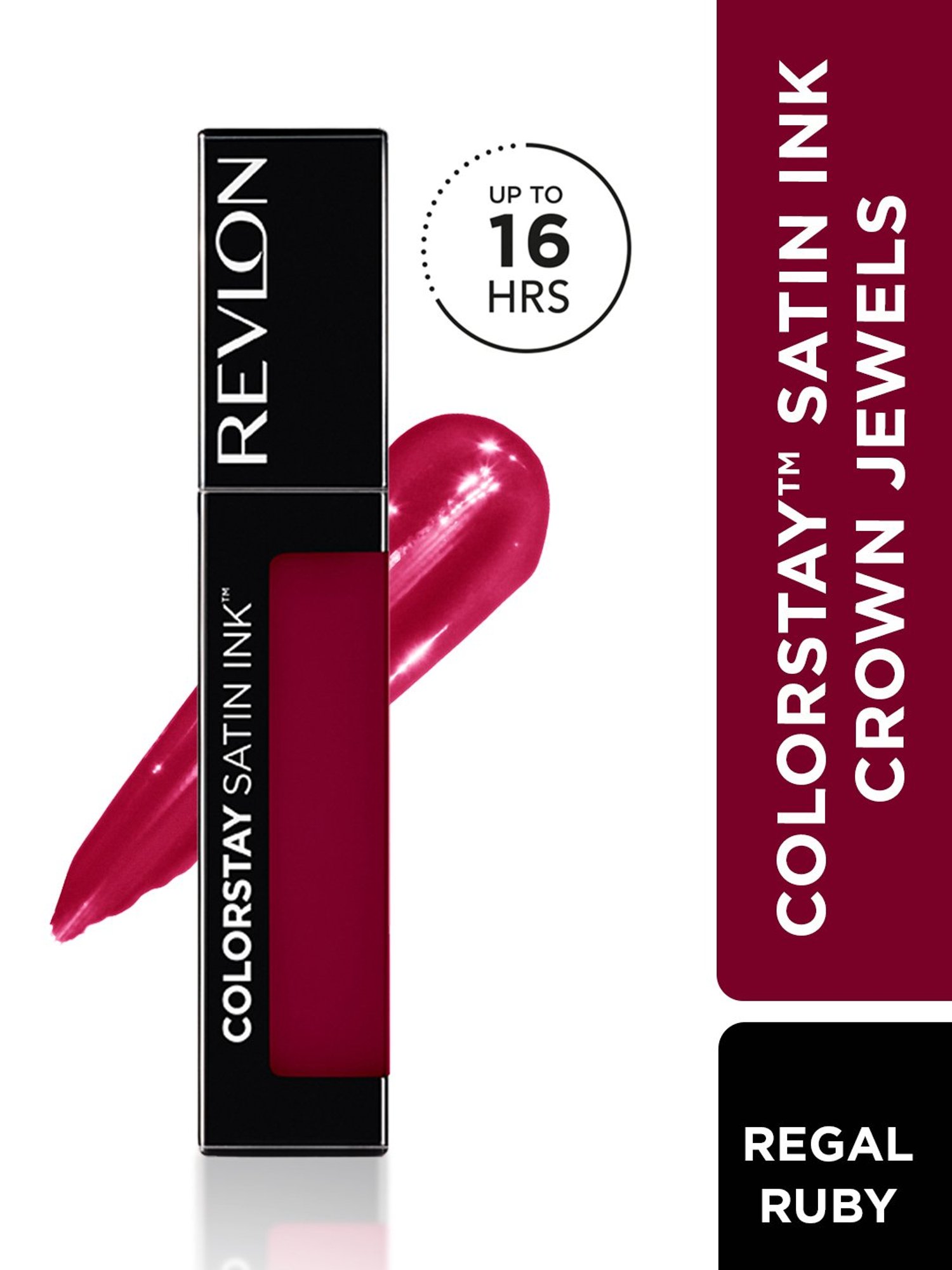 Revlon ColorStay Satin Ink Crown Jewels Liquid Lipstick Regal Ruby - 5 ml