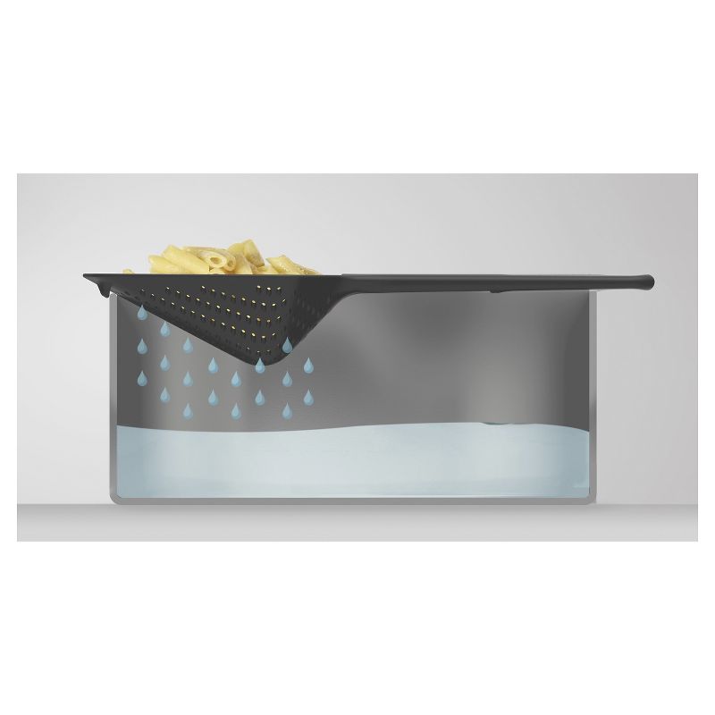 Joseph Joseph Scoop Plus Scoop Colander/Strainer - Large - Black