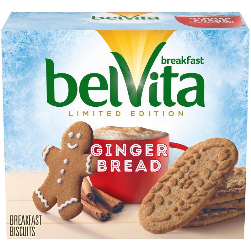 belVita Limited Edition Gingerbread Breakfast Biscuits - 5ct