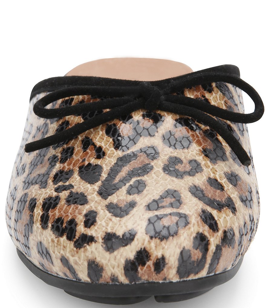 Gentle Souls Eugene Leopard Print Leather Mules