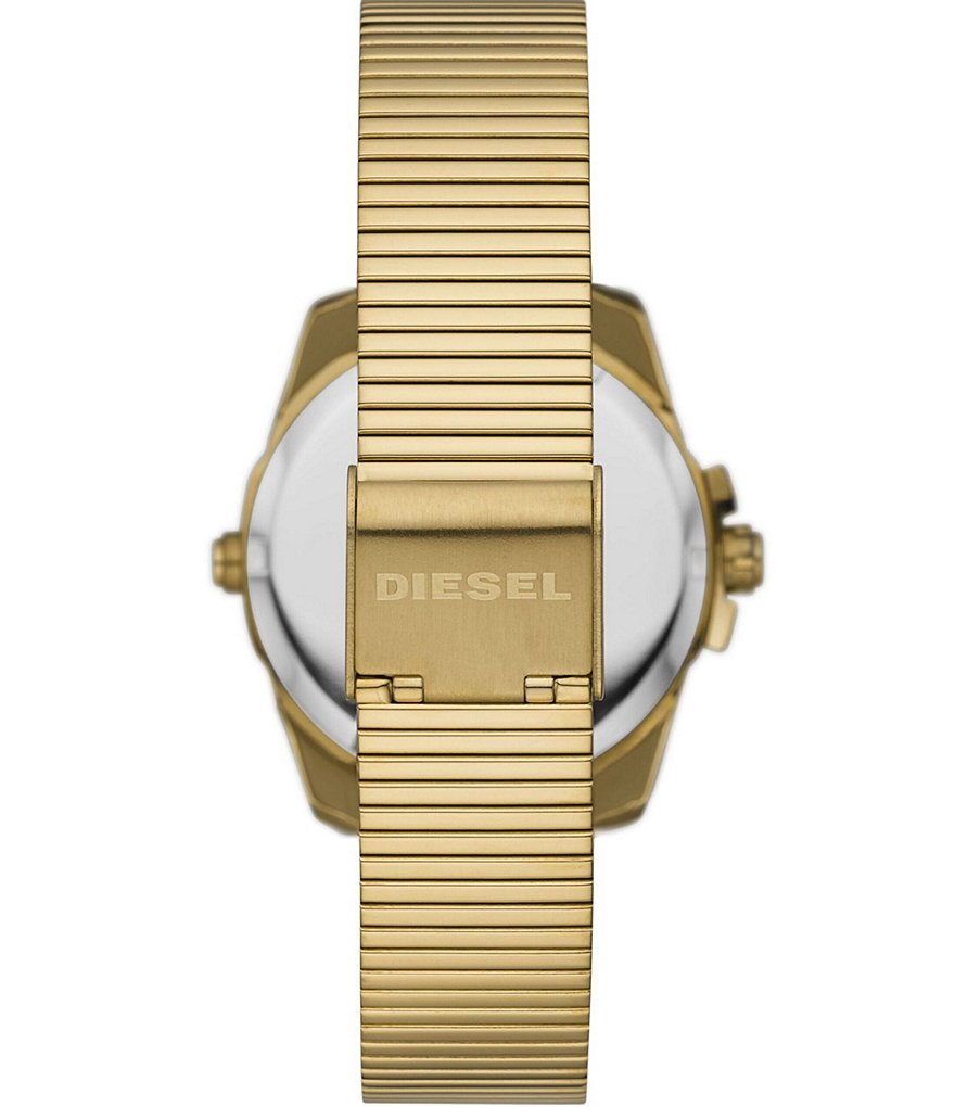 Diesel Baby Chief Digital Gold-Tone Stainless Steel Watch