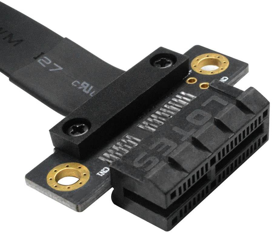 GODSHARK PCI-e PCI Express 36PIN 1X Extender Extension Cable with Gold-Plated Connector