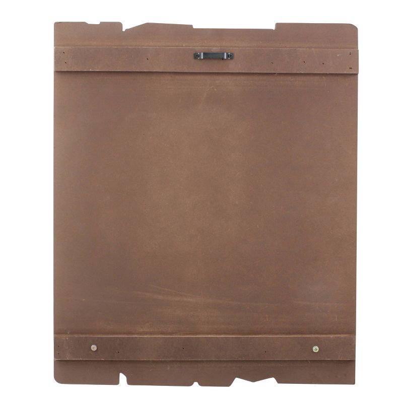 15.5" x 15.5" Rustic Wooden Grateful Heart Wall Art Turquoise/Brown - Stonebriar Collection