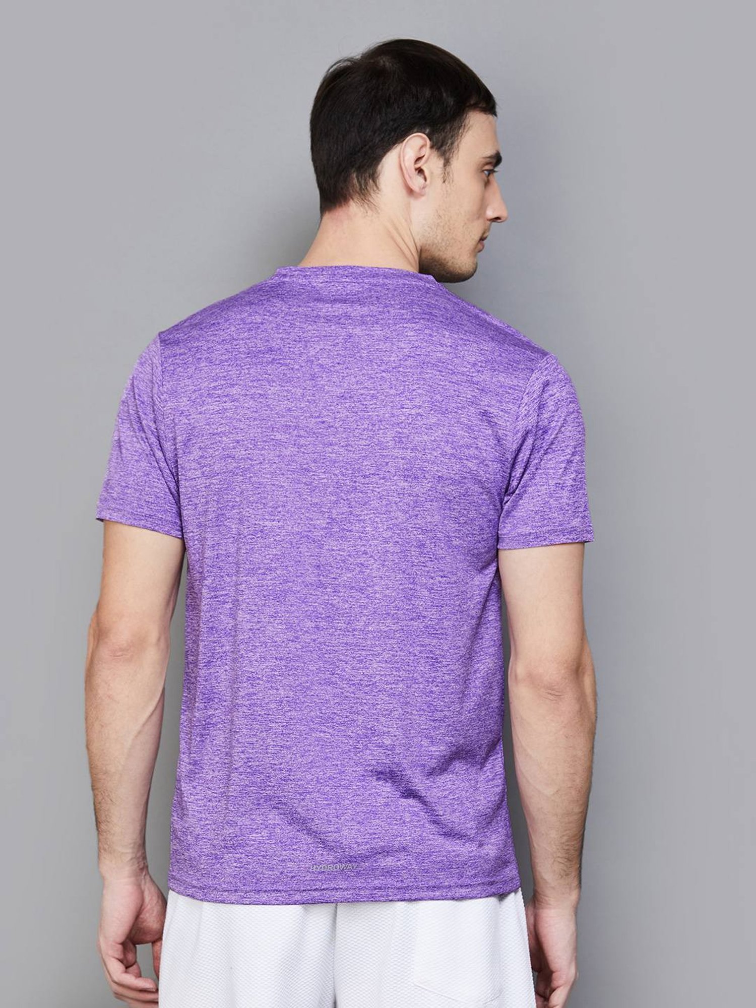 KAPPA Purple Regular Fit Sports T-Shirt