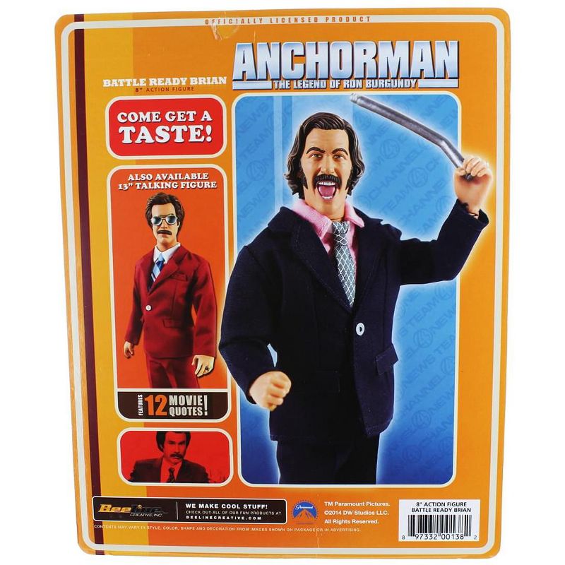 Seven20 Anchorman 8-Inch Action Figure: Battle Ready Brian