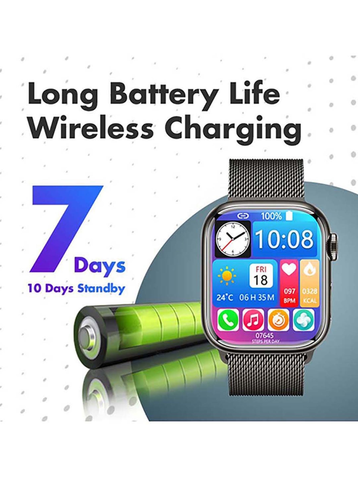 I KALL W4 Smart Watch (Black)