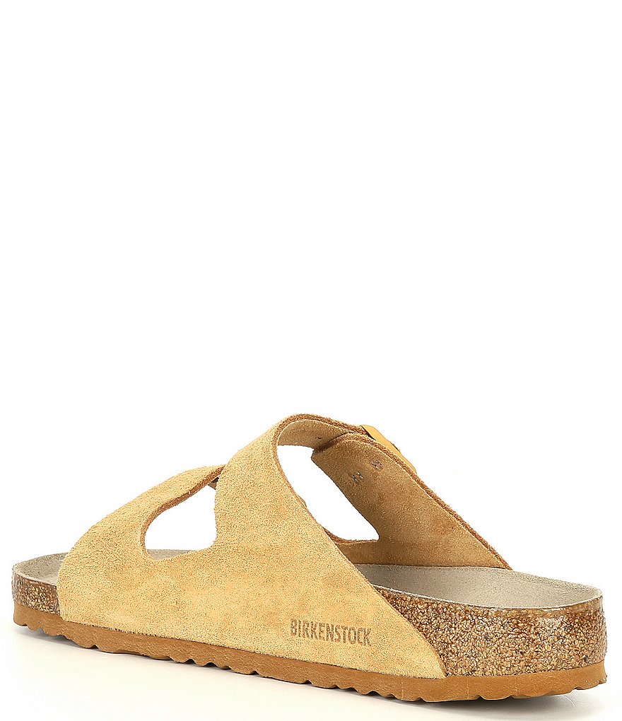 Birkenstock Men's Arizona Suede Soft Footbed Sandals