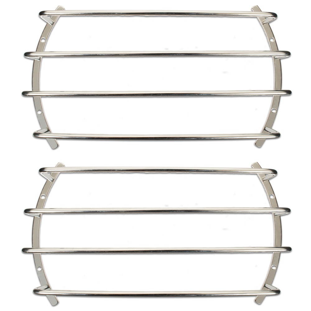 2 Goldwood Sound BAR-12 Chrome Steel Bar Tube Grills for 12" Speaker Woofers